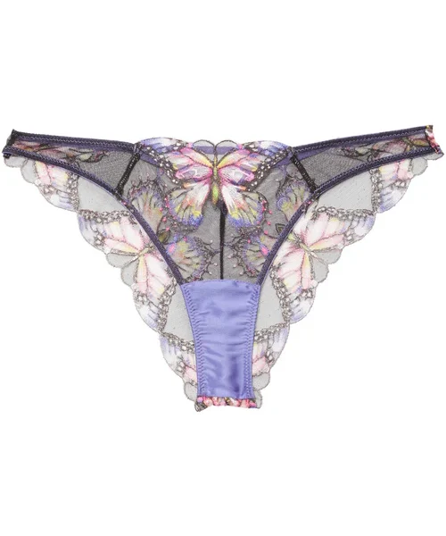 Butterfly Embroidery Cheeky Brief