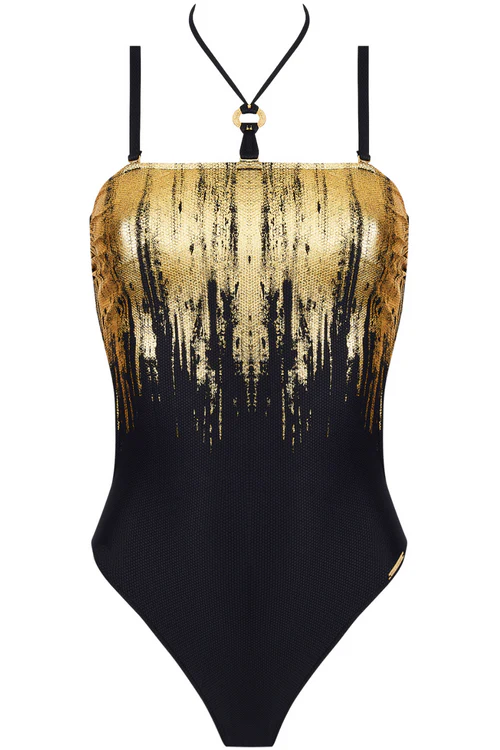 Feuille D’or Bandeau Swimsuit Feuille D’or Bandeau Swimsuit