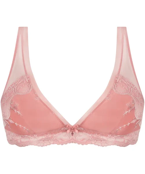 Splendeur Soie Non Wired Triangle Bra Rose