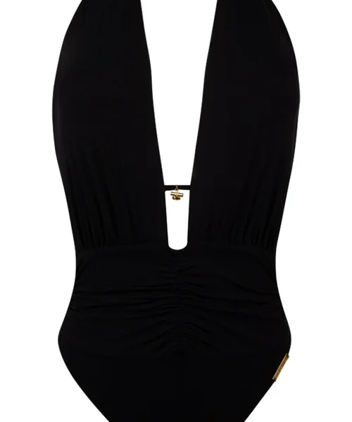 Sublime Drapé Halter Swimsuit, Size L (UK 14)