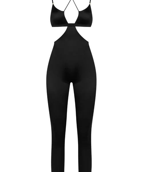 French Kiss Strap Jumpsuit Black