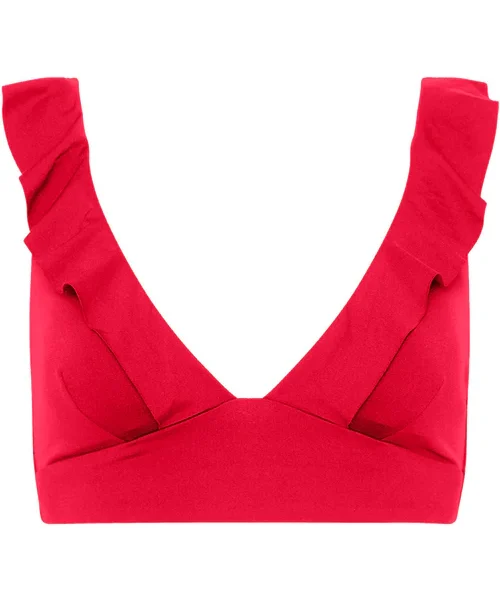 Eco Essentials Frill Bikini Top